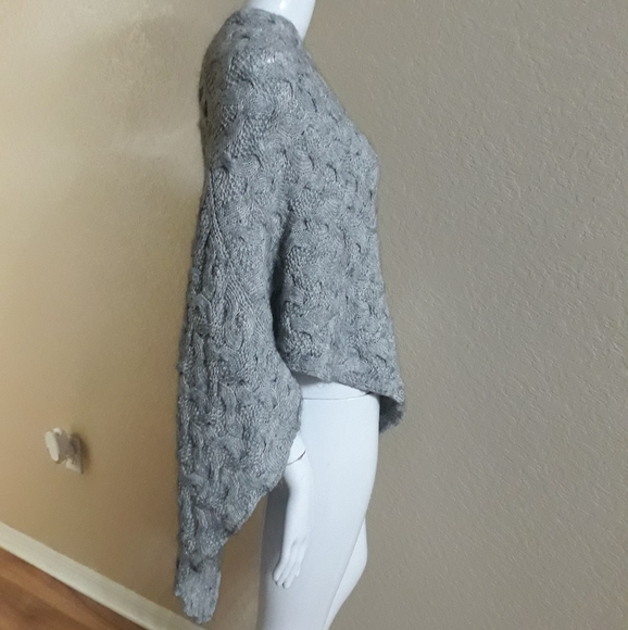 Cerretelli Firenze Made in Italy Poncho Sweater Alpaca Blend - Picture 6 of 9